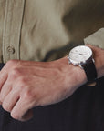 Pioneer - BUNDLE White Dial Silver | Brown Leather / Black Leather Straps