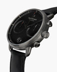 Pioneer - BUNDLE Black Dial Gun Metal | Brown Leather/ Black Leather Straps