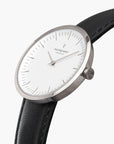 Infinity - BUNDLE White Dial Silver | Silver 5-Link / Black Leather Straps