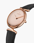 Unika - BUNDLE Polished Metal Dial Rose Gold | Black Leather / Brown Leather / Grey Leather Straps