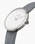 Infinity - BUNDLE White Dial Silver | Silver 5-Link / Grey Leather Straps