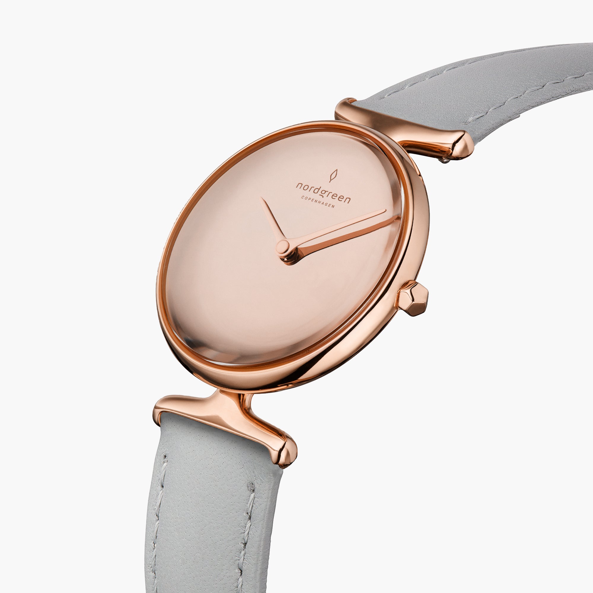 Unika - BUNDLE Polished Metal Dial Rose Gold | Black Leather / Brown Leather / Grey Leather Straps