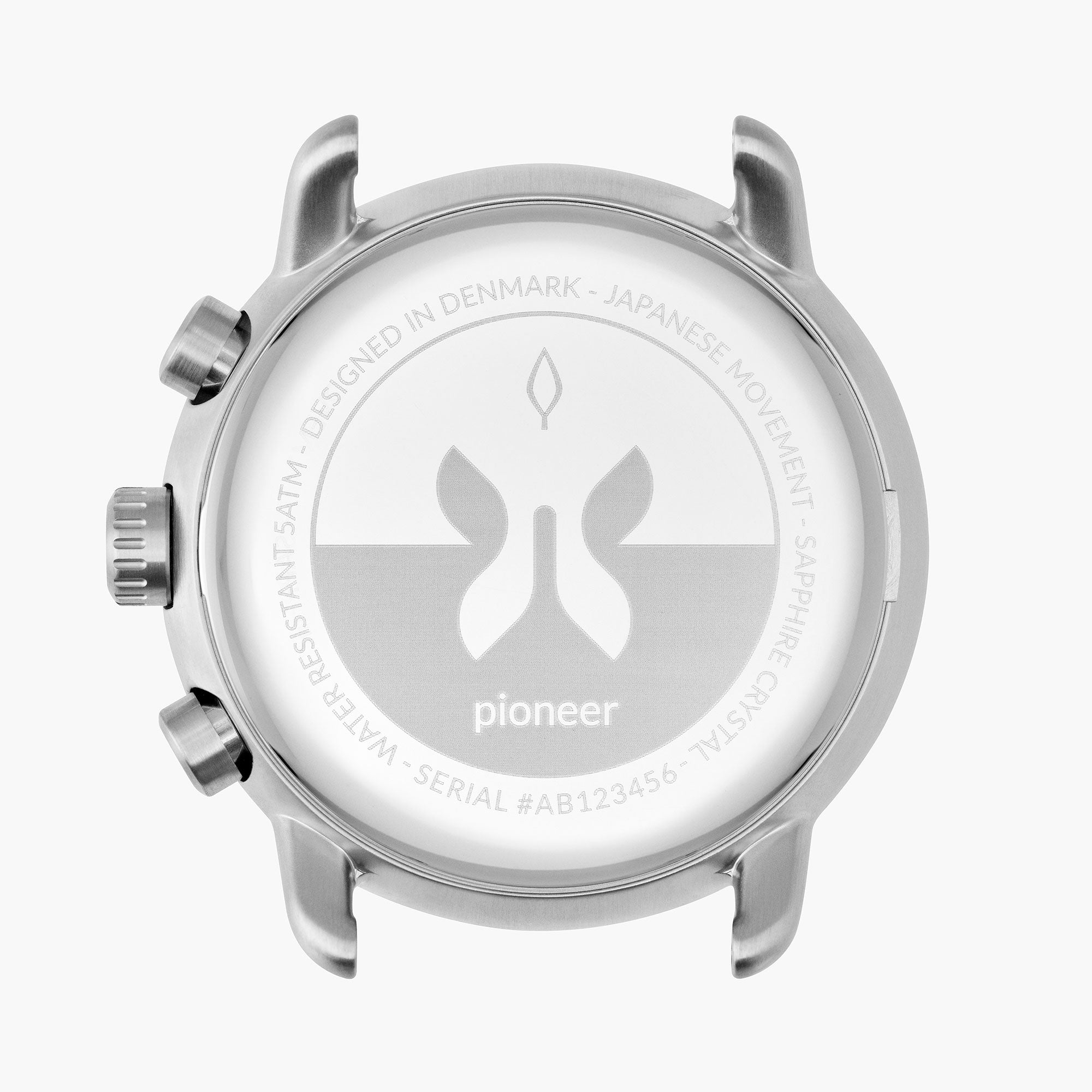 Pioneer - BUNDLE Black Dial Silver | Silver Mesh / Olive Green Nato / Black Leather Straps