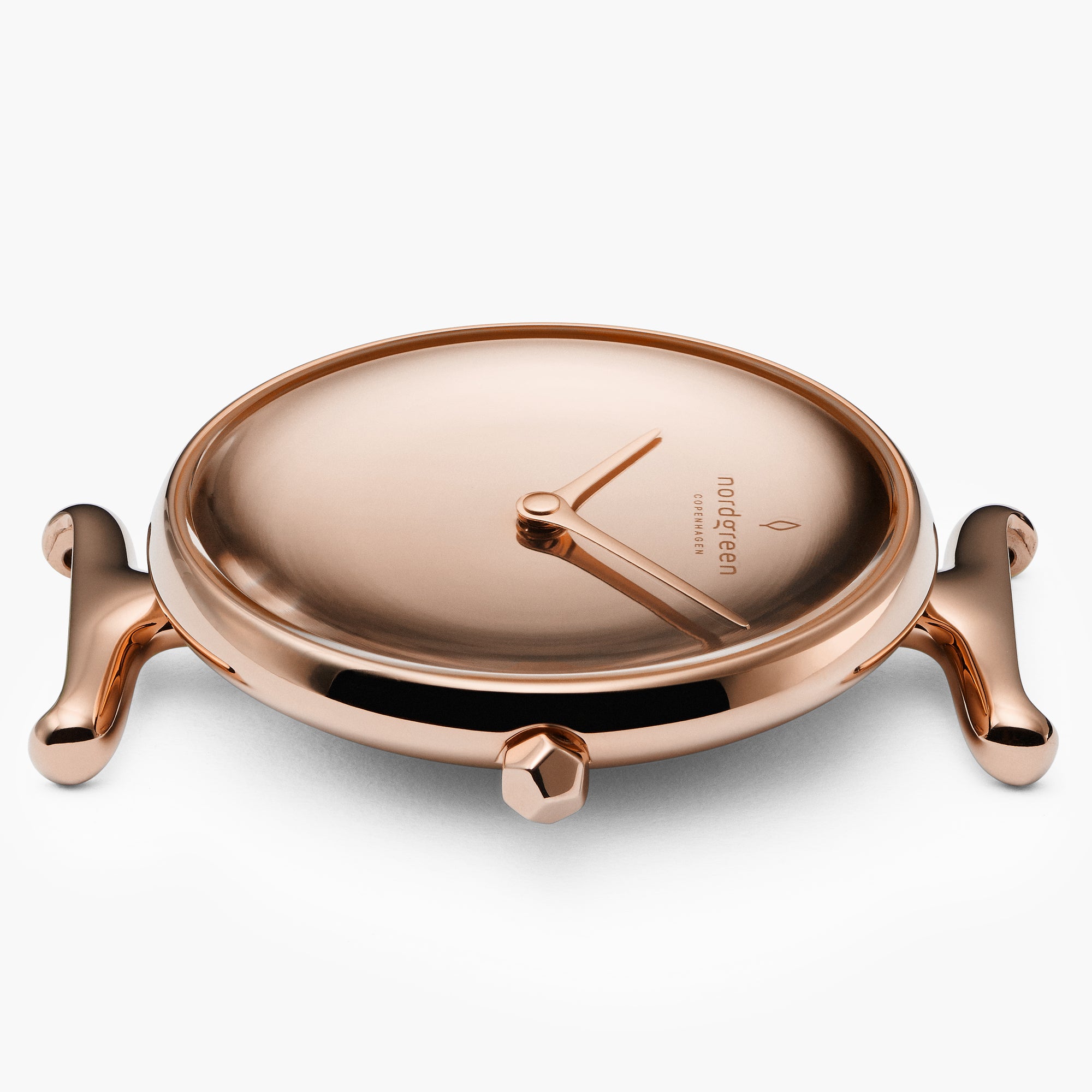 Unika - BUNDLE Polished Metal Dial Rose Gold | Black Leather / Brown Leather / Grey Leather Straps